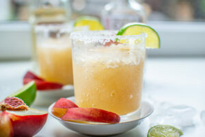 Read more about the article Easy Frozen Margarita Recipe (Peach Version)