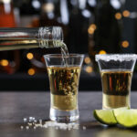 Pouring Mexican Tequila