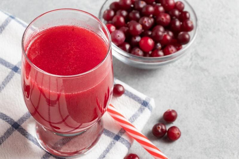 Cranberry juice 