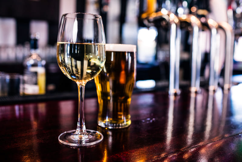 beer vs wine alcohol content